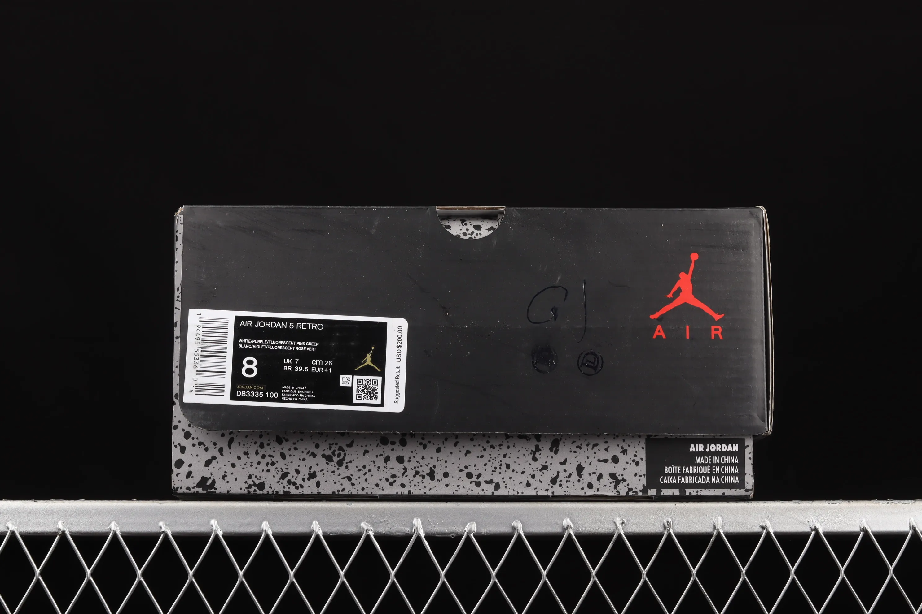 All categories Air Jordan Jordan series basketball shoes Air Jordan 5 G version Air Jordan 5 White Bel-Air AJ5 Joe 5 Fresh Prince 2020 version College Purple DB3335-100
